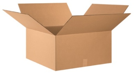 24" x 24" x 12" Corrugated Cardboard Shipping Boxes - 10/Bundle