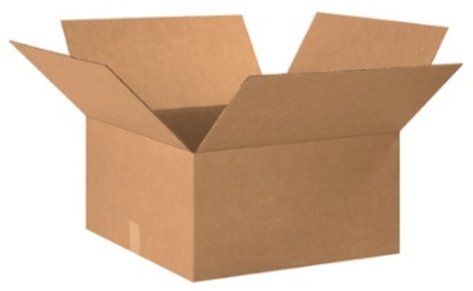18 1/2 X 18 1/2 X 9" Corrugated Cardboard Shipping Boxes