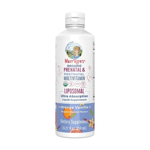 Mary Ruth's Orange Vanilla Pre & Postnatal Multivitamin Liposomal 15.22 Fl. Oz