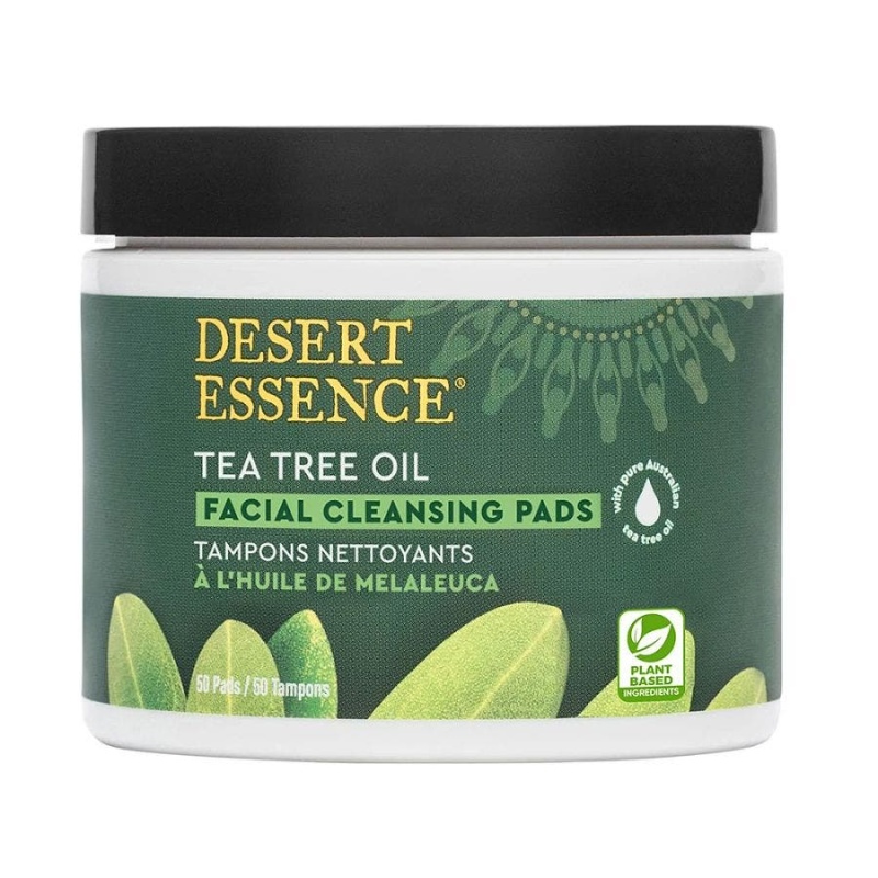 Tea Tree Oil Facial Cleansing Pads 50 Count