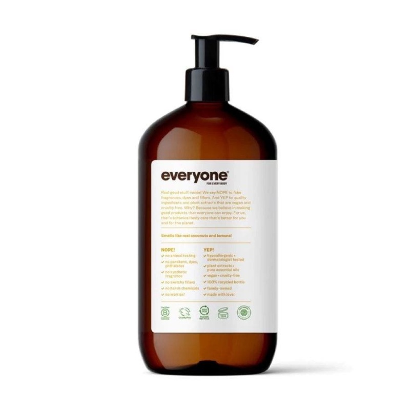 Everyone Coconut + Lemon 3-In-1 Liquid Soap 32 Fl. Oz