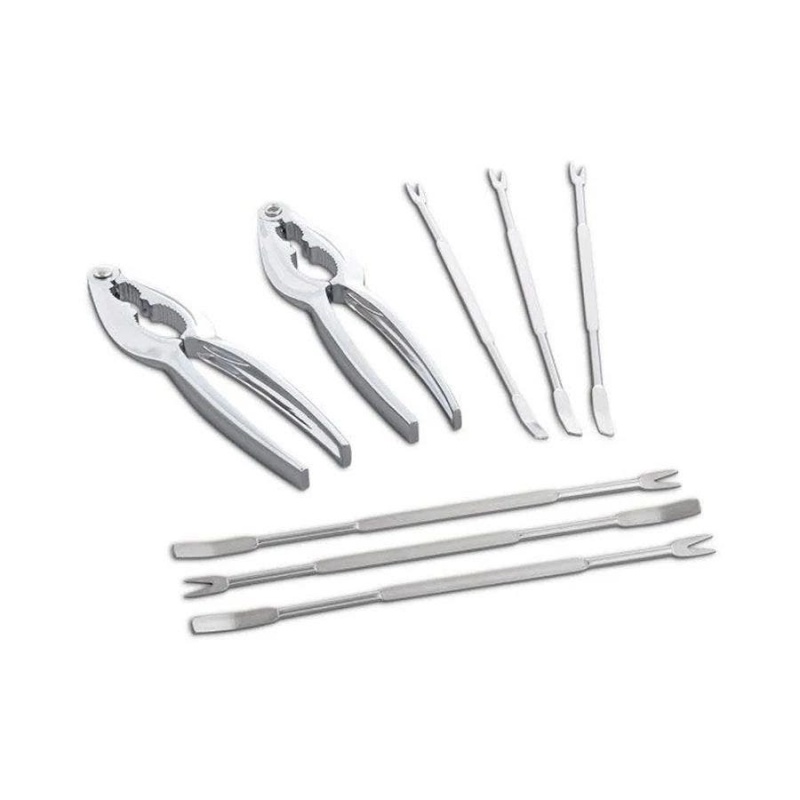 Stainless Steel Seafood Cracker & Pick Set