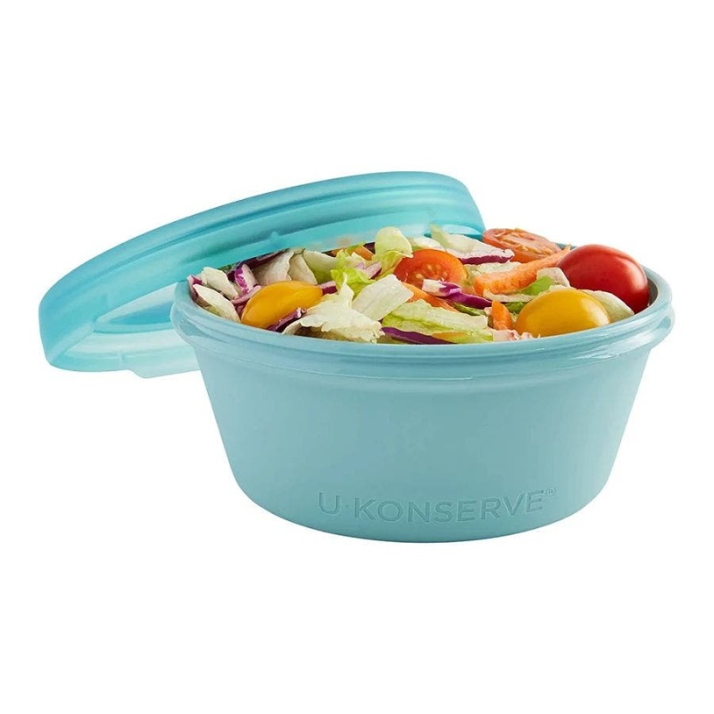 U-Konserve Silicone Round Seafoam BounceBox 20 Oz