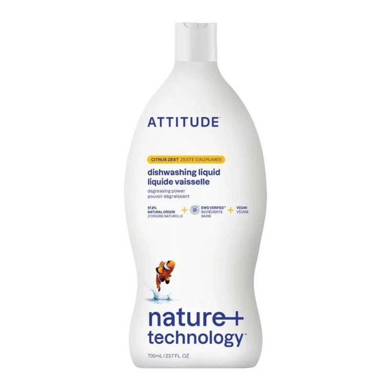 Attitude Citrus Zest Dishwashing Liquid 23.7 Fl. Oz