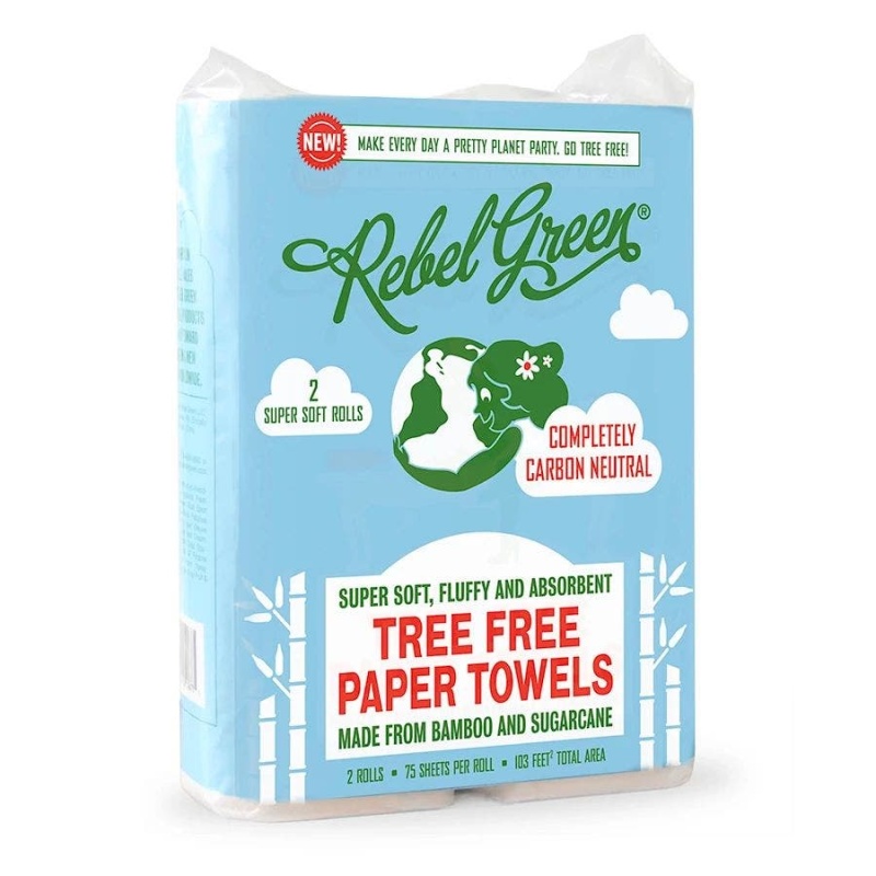 Rebel Green Tree Free Paper Towels 2-Pack