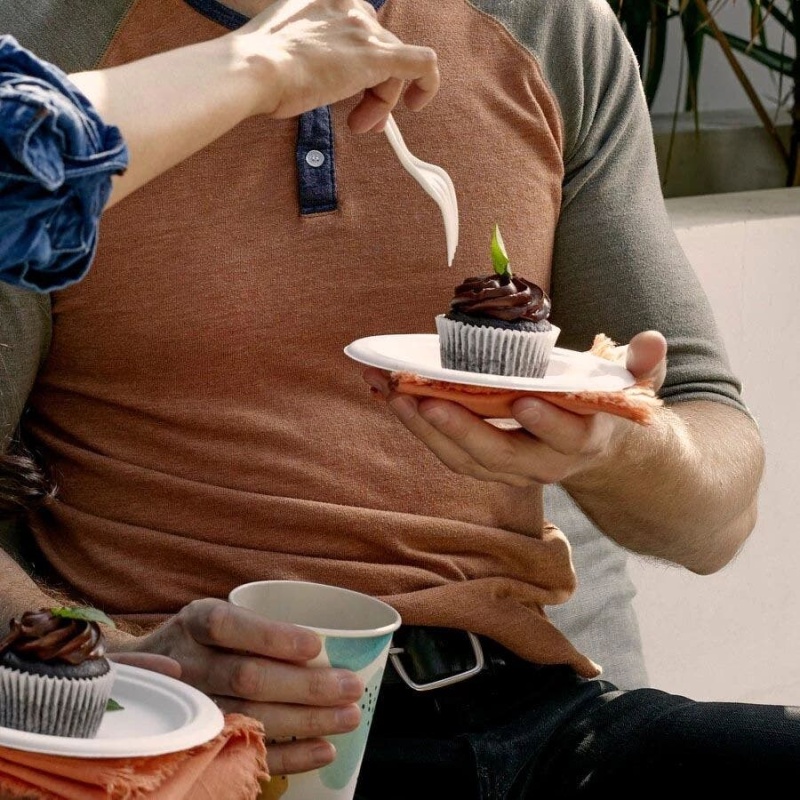 Repurpose Compostable 6" Dessert Plates 20 Count