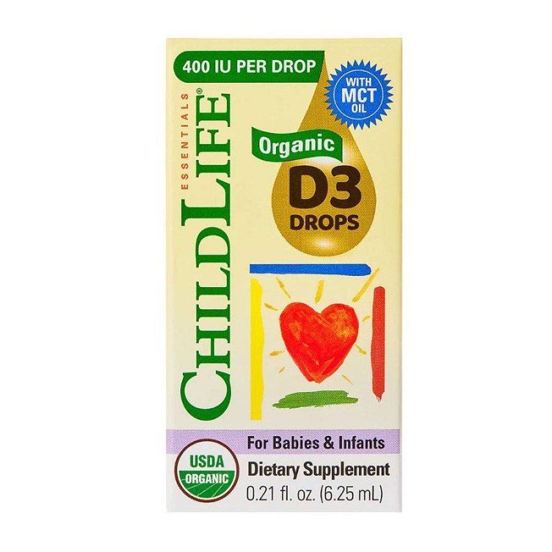 Childlife Essentials Organic Vitamin D3 Drops 0.21 Fl. Oz