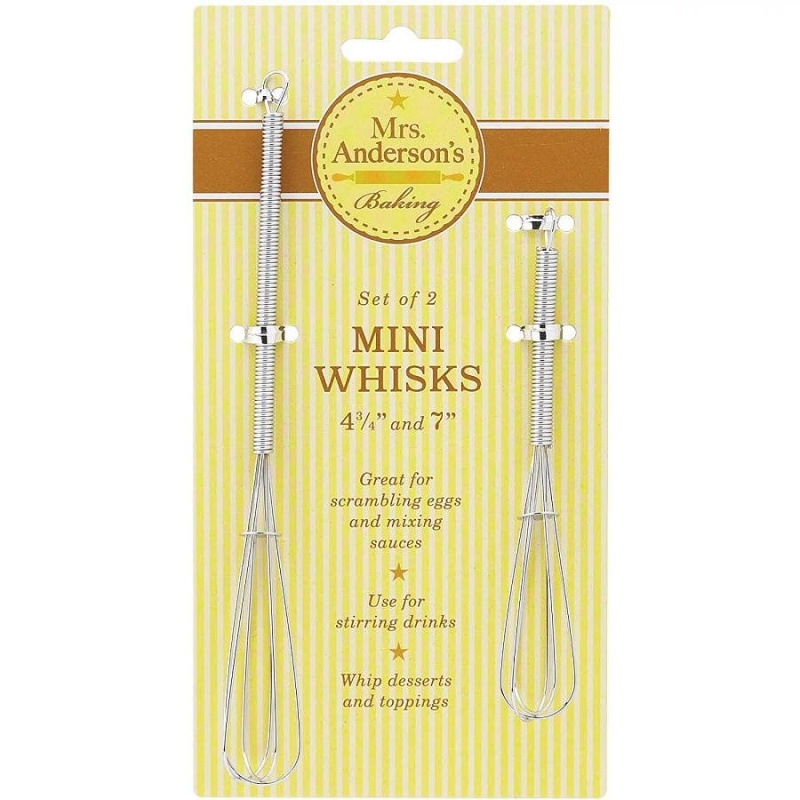 Mrs. Anderson Baking Mini Whisk Set Of 2