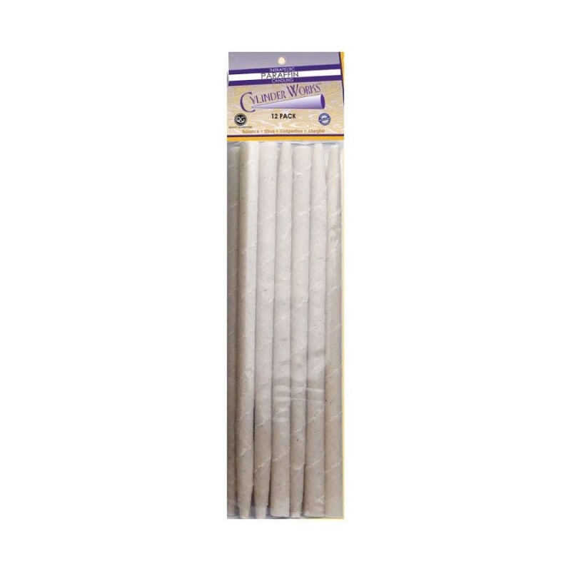 Cylinder Works Paraffin Ear Candles 12-Pack