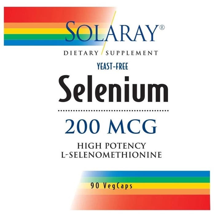 Solaray Yeast Free Selenium 200 90 Count