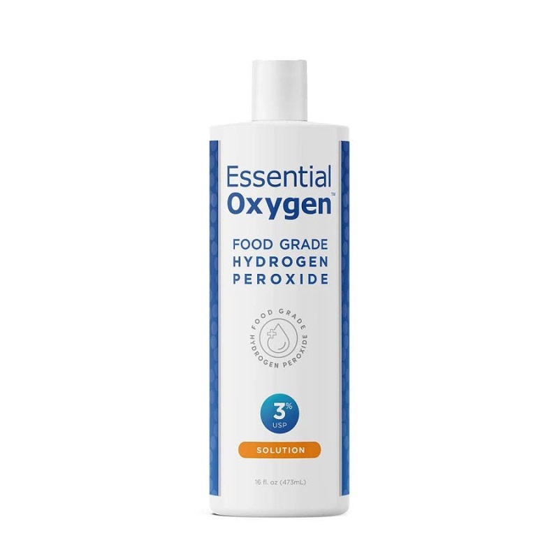 Essential Oxygen Food Grade 3% Hydrogen Peroxide 16 Fl. Oz
