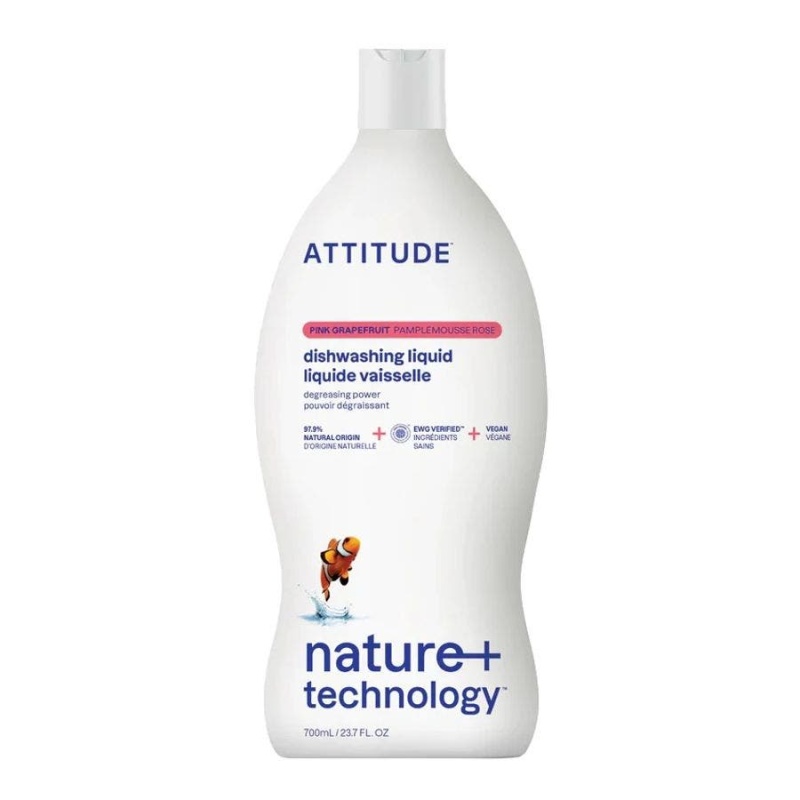 Attitude Pink Grapefruit Dishwashing Liquid 23.6 Fl. Oz