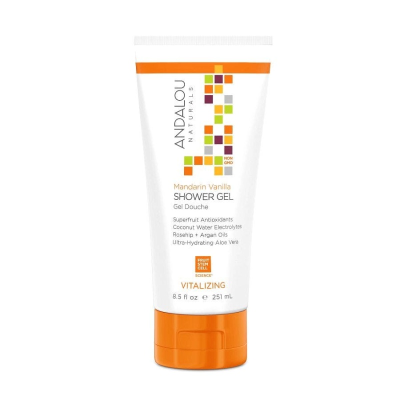 Andalou Naturals Mandarin Vanilla Vitalizing Shower Gel 8.5 Fl. Oz
