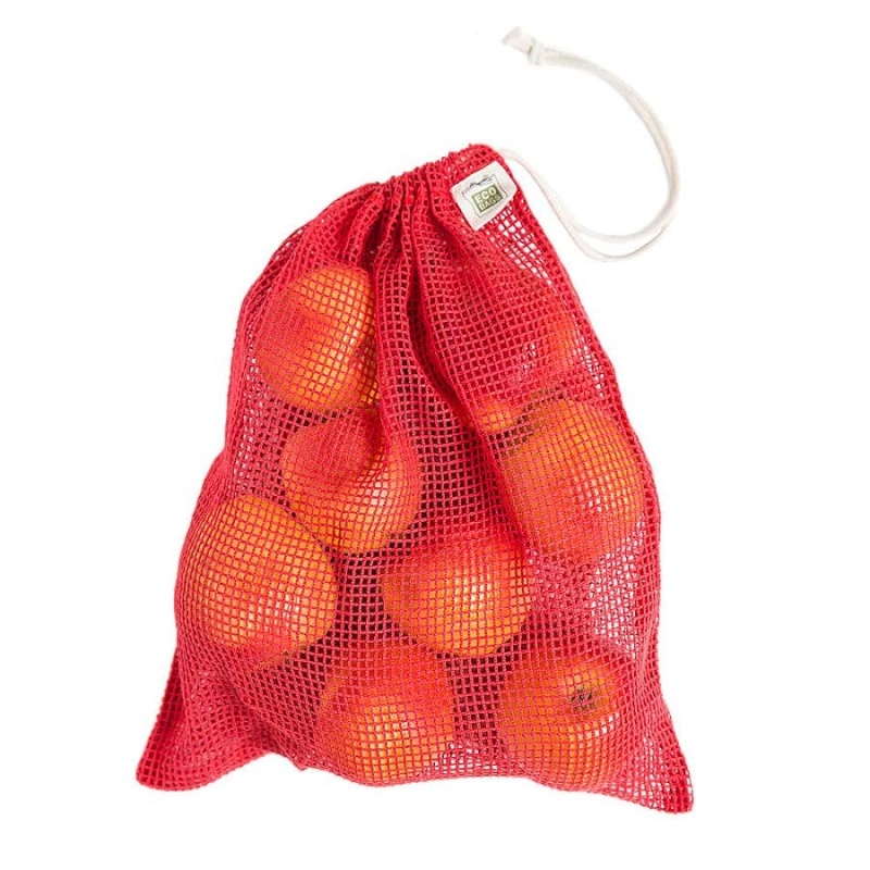 Ecobags Organic Cotton Large Chili Mesh Sack