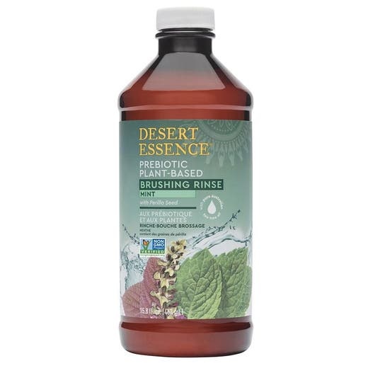 Desert Essence Prebiotic Plant-Based Mint Brushing Rinse 15.8 Fl. Oz