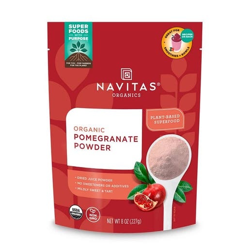 Navitas Organics Pomegranate Powder 8 Oz - Natural Superfood Boost
