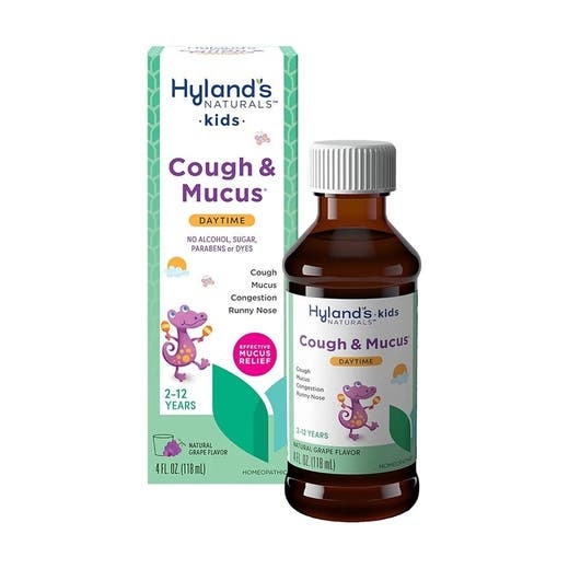 Hylands Kids Daytime Cough & Mucus 4 Fl. Oz - Natural Relief for Your Little One