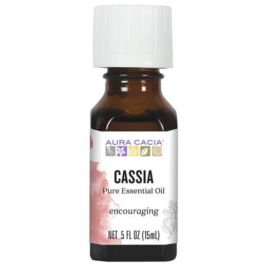 Aura Cacia Cassia (Cinnamon) Essential Oil 0.5 Fl. Oz