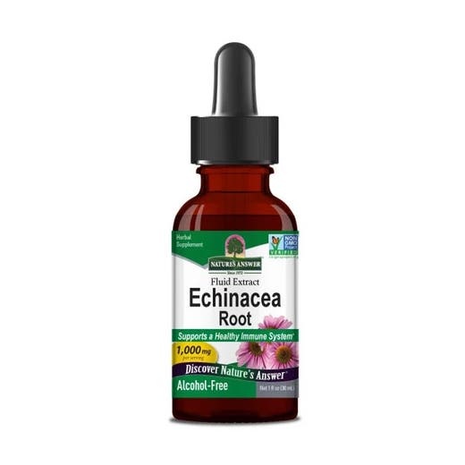 Nature's Answer Echinacea Extract 1 Fl. Oz - Alcohol-Free Herbal Supplement
