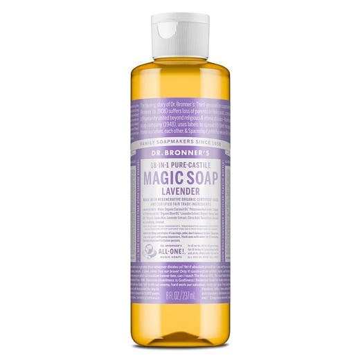 Dr. Bronner's 18-In-1 Lavender Castile Soap 8 Fl. Oz