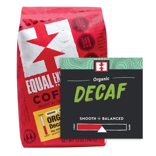 Equal Exchange Organic Decaffeinated Coffee - 12 Oz