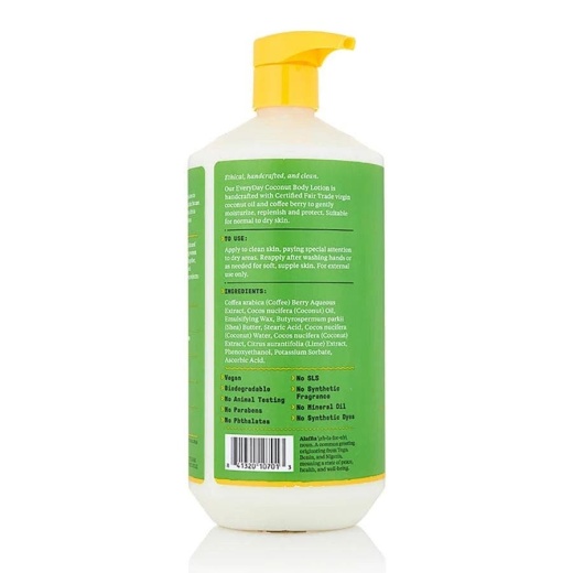 Alaffia Everyday Shea Coconut Lime Body Lotion 32 Fl. Oz