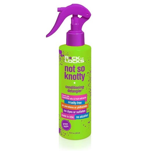 Rock The Locks Green Apple Conditioning Detangler Spray 8.5 Fl. Oz