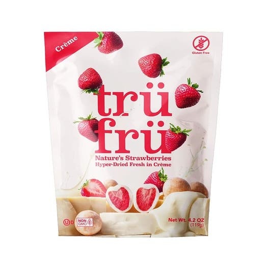 Tru Fru Hyper-Dried Strawberries in Creme - 4.2 Oz