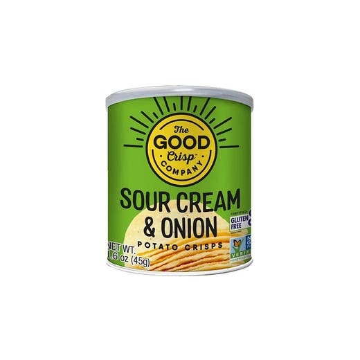 The Good Crisp Company Sour Cream & Onion Potato Crisps 1.6 Oz