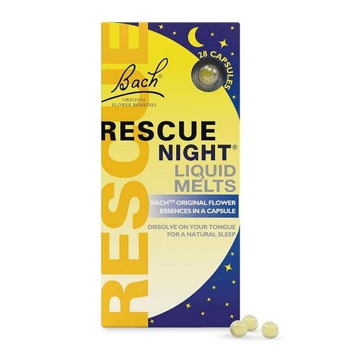 Bach Flower Remedies Rescue Sleep Liquid Melts - 28 Capsules