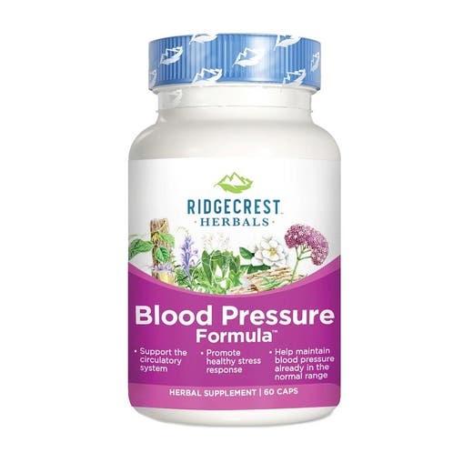 Ridgecrest Herbals Blood Pressure Formula 60 Capsules