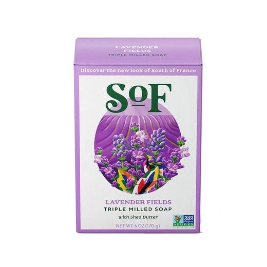 South Of France Lavender Fields Bar Soap 6 Oz