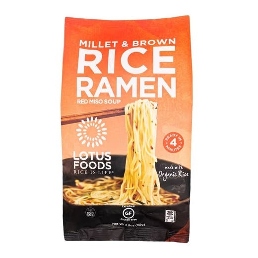 Lotus Foods Millet & Brown Rice Ramen With Red Miso Soup