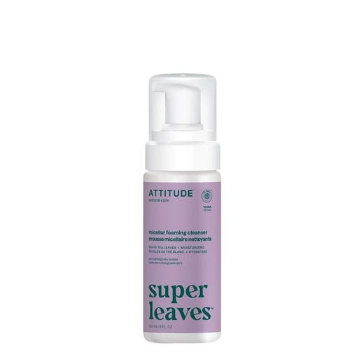 Attitude Super Leaves White Tea Micellar Foaming Cleanser 5 Fl. Oz