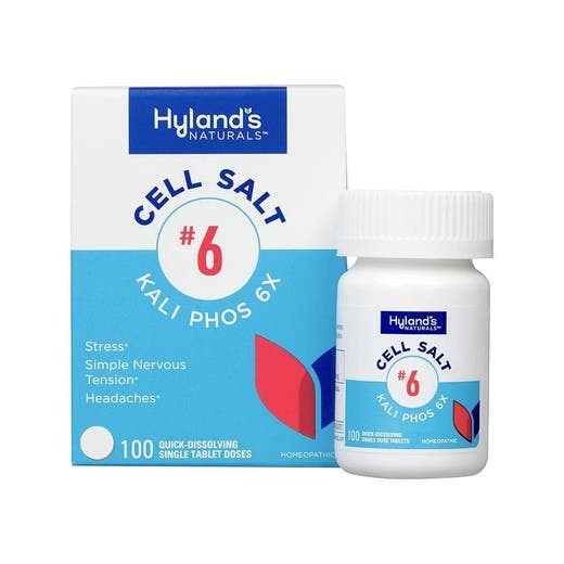 Hyland's Naturals Cell Salt #6 Kali Phos 6X Tablets - 100 Count