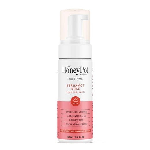 The Honey Pot Bergamot Rose Foaming Wash 5.51 Fl. Oz