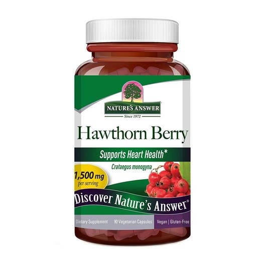 Nature's Answer Hawthorne Berry 90 Vegetarian Capsules