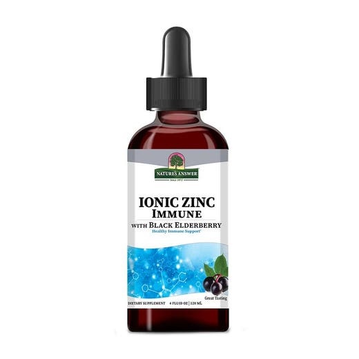 Nature's Answer Ionic Zinc Immune With Black Elderberry - 4 Fl. Oz