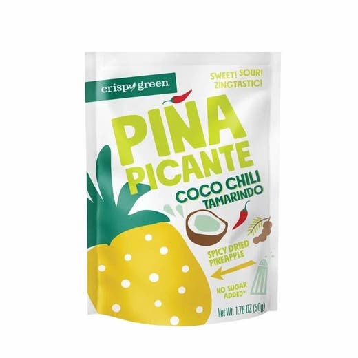 Crispy Green Pina Picante Coco Chili Tamarindo Air-Dried Fruit 1.76 Oz