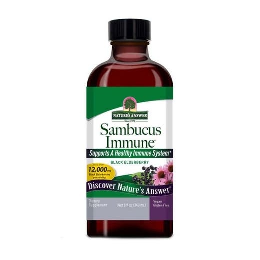 Nature's Answer Elderberry Immune Support Supplement - 8 Fl. Oz