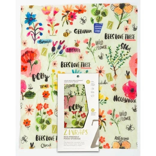 Z Wraps 3-Pack Bees Love These Beeswax Wraps