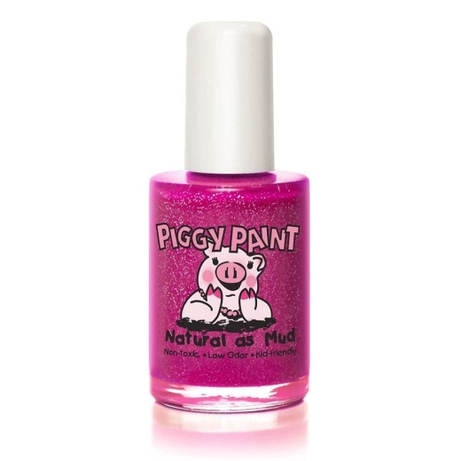 Piggy Paint Glamour Girl Nail Polish - Glitter Fuchsia (0.5 Fl. Oz)