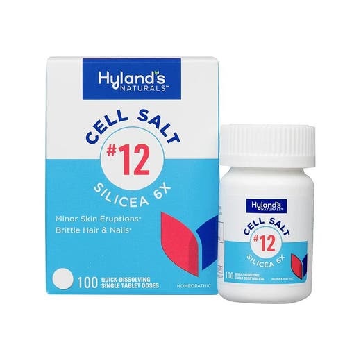 Hyland's Naturals Cell Salt #12 Silicea 6X Tablets - Achieve Radiant Skin, Strong Hair, and Resilient Nails!