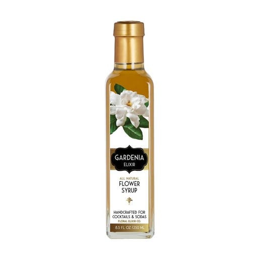 Floral Elixir Co. Gardenia Elixir 8.5 Fl. Oz - Luxurious Botanical Syrup