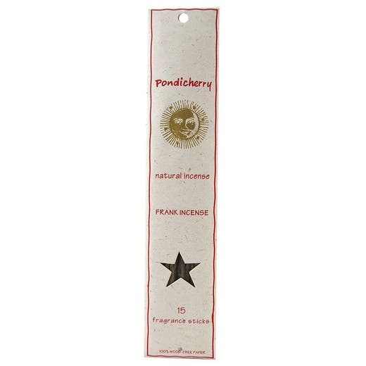 Pondicherry Natural Frankincense Incense Sticks 15 Count