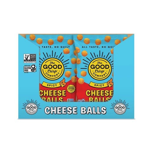 The Good Crisp Company Spicy Cheese Balls 8 (4 Oz.) Bags