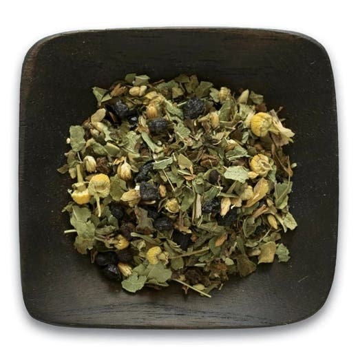 Frontier Co-Op Elderberry Echinacea Wellness Tea, Organic 1 Lb