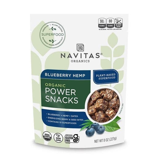 Navitas Organics Blueberry Hemp Power Snacks 8 Oz