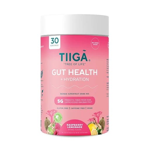 Tiiga Raspberry Lemonade Gut Health + Hydration