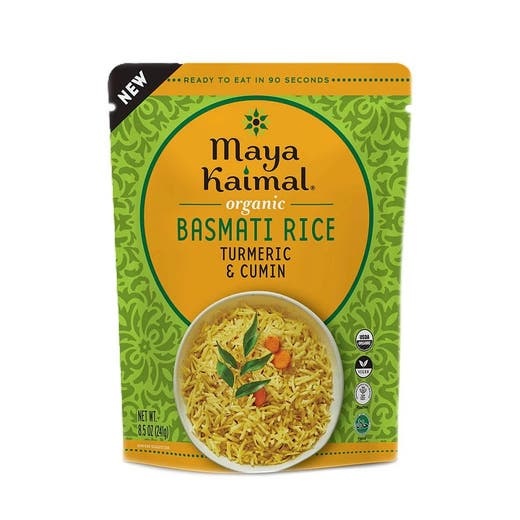Maya Kaimal Organic Basmati Rice With Turmeric & Cumin 8.5 Oz